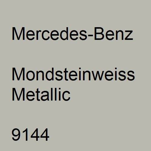 Mercedes-Benz, Mondsteinweiss Metallic, 9144.